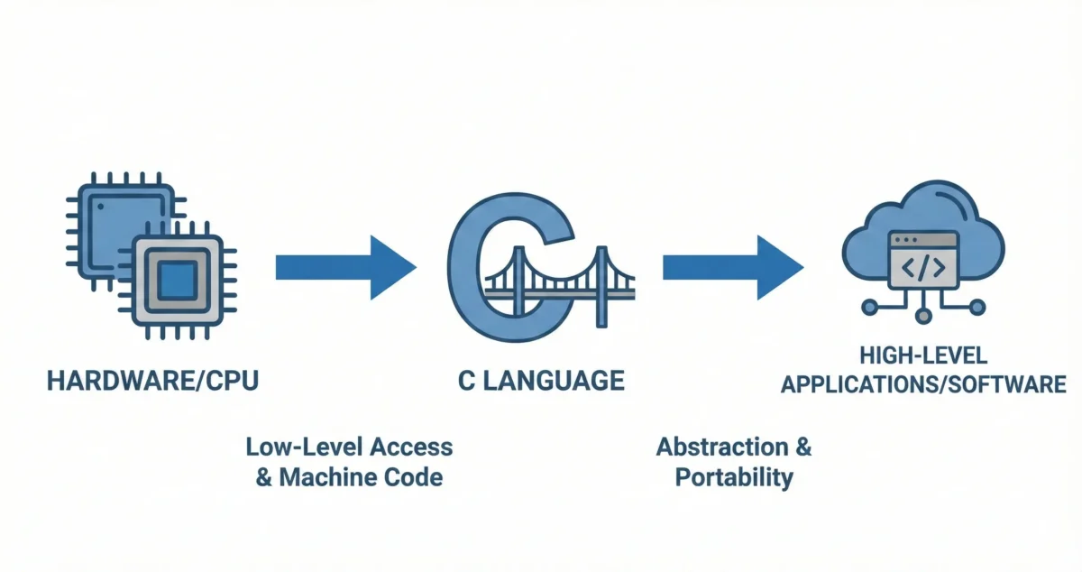 C Language Kya Hai – Middle Level Programming Language