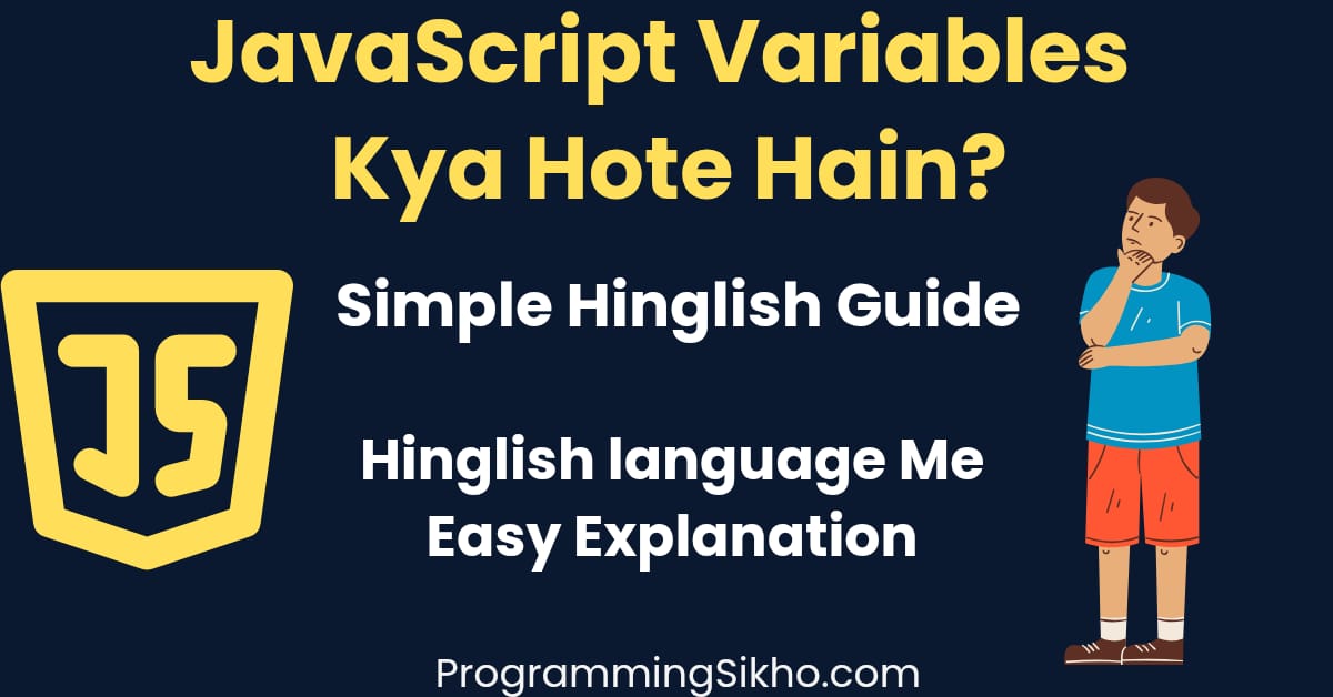 JavaScript Variable in Hinglish – Beginners Guide Cover Image