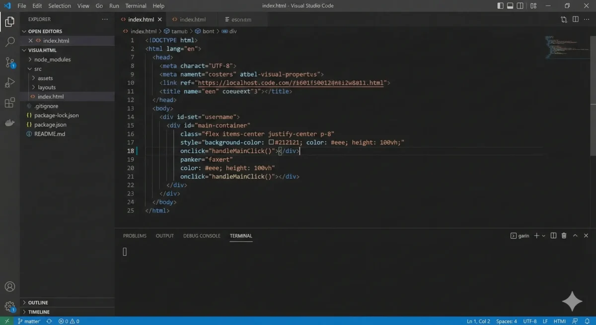 Ek hi tag mein multiple HTML attributes use karne ka coding example
