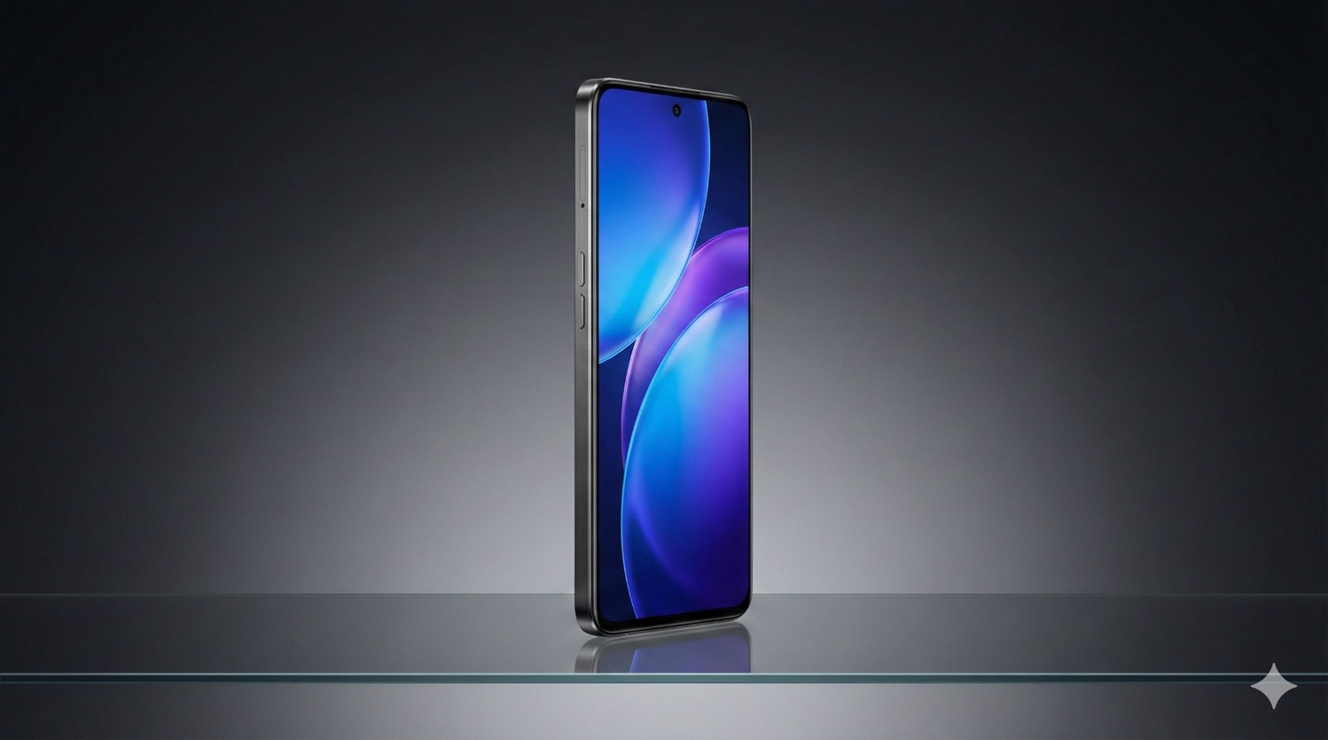 Realme P4x 5G floating in air with green battery energy aura